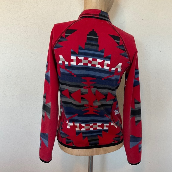 Ralph Lauren Active Tribal Aztec Print Quilted Full Zip Lightweight Jacket XS - Picture 8 of 16